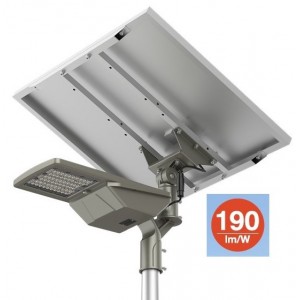 Solárne LED vonkajšie svietidlo IQ-ISSL 50 VARIO BRF