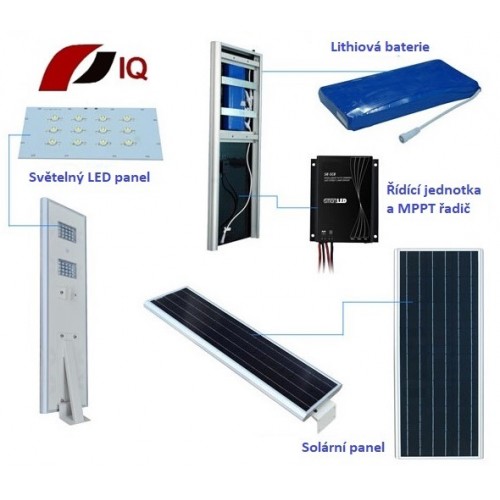 Solárne LED vonkajšie svietidlo IQ-ISSL 15 mini Solárne LED vonkajšie svietidlo IQ-ISSL 15 mini
