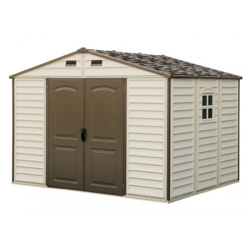 Záhradný plastový domček 4 - 319 x 239 x 238 cm zadarmo LED dobíjacie svietidlo Záhradný plastový domček 4 - 319 x 239 x 238 cm zadarmo LED dobíjacie svietidlo