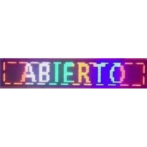 LED reklamní a textové displeje IQ-LP s WIFI pripojením farba textu RGB (farebné pásy) LED reklamní a textové displeje IQ-LP s WIFI pripojením farba textu RGB (farebné pásy)