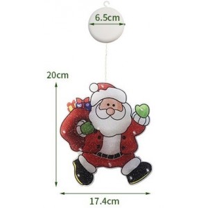 LED svetelná vianočná závesná figúrka IQ-FI Santa Claus