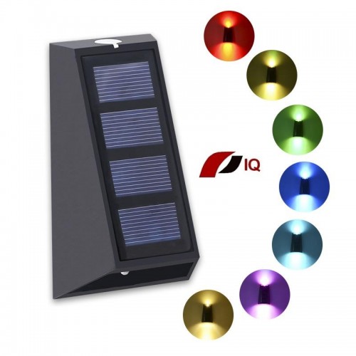 LED solárne svietidlo IQ-ISSL 3 RGB set 2ks